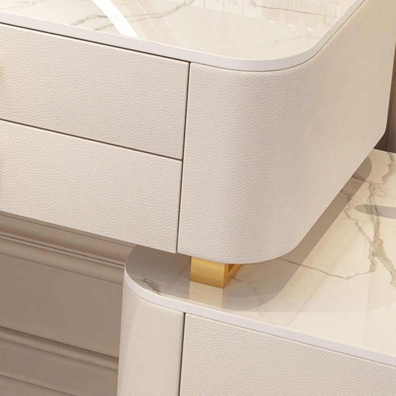 Solid Wood Makeup Vanity Desk Storage Dressing Table Stool Set with Drawer Clearhalo 'Bedroom Furniture' 'furn' 'furn_makeup_vanities' 'Furniture' 'Makeup Vanities' 'makeup_vanities' 1200x1200_179c38e1-9447-4fc5-92d2-92dbde348a1e