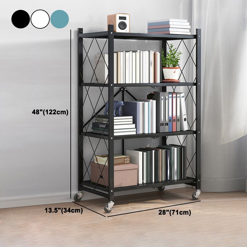 Moderner Stil Metal -Bücherregal Open Etagere Regal Heimbuchhandel