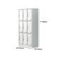 Contemporary Style Steel Wardrobe White Colour Wardrobe Closet with Lock