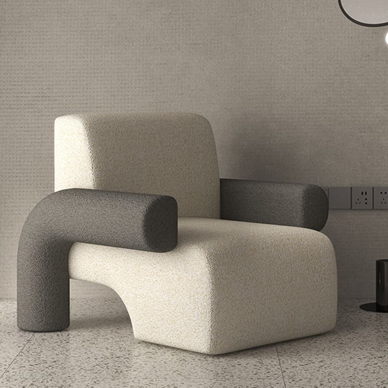 Nordic Style Living Room Velvet Round Arms Tight Back Arm Chair Clearhalo 'Accent Chairs' 'accent_chairs' 'Chairs & Seating' 'furn' 'furn_accent_chairs' 'Furniture' 'Living Room Furniture' 1200x1200_17a0e65a-f860-462b-9e92-f2cfcb2de262