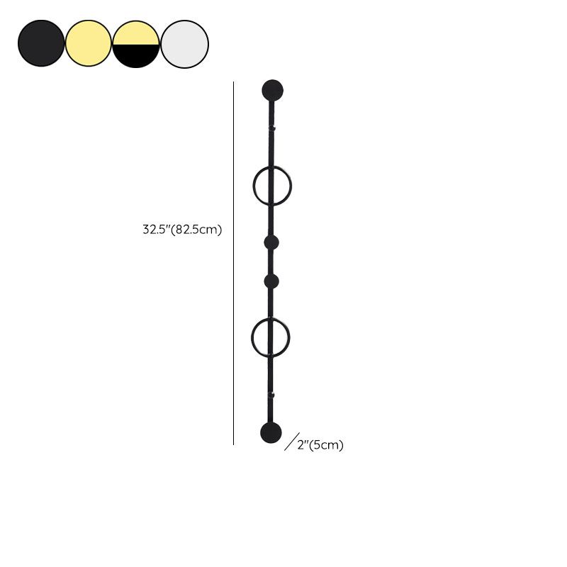 Wunderschöne Kleiderbügel -Wandmontage -Metallbekleidung mit Kleiderhaken