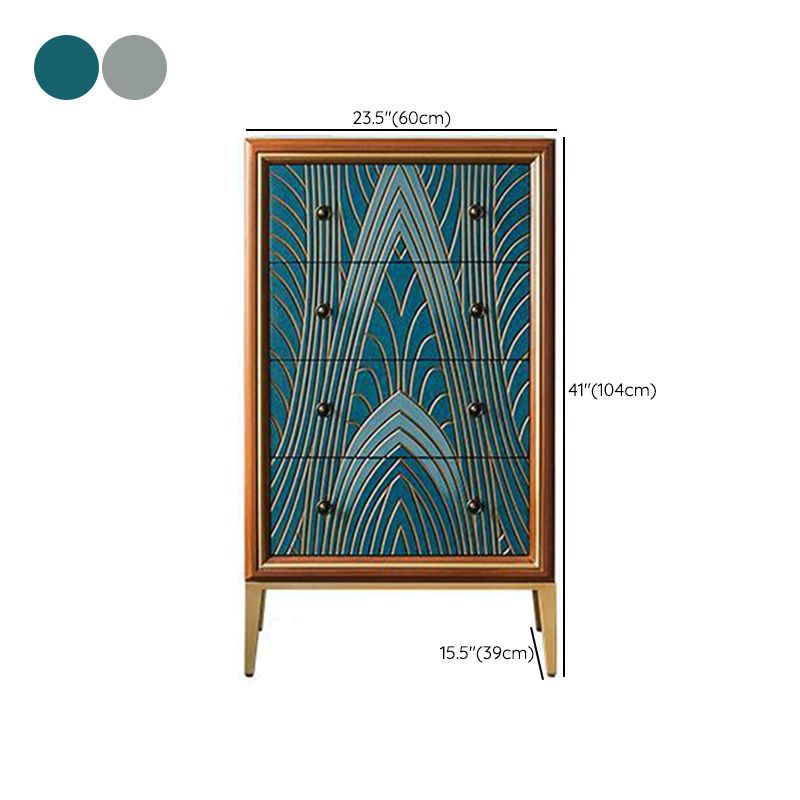 Classic Glam Lingerie Chest Wood Storage Chest with Drawers for Bedroom