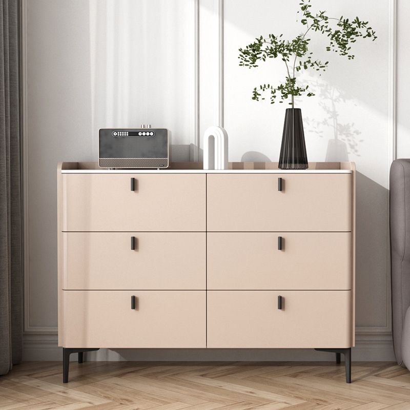 Engineered Wood Sideboard Modern Stone Countertop Buffet Table with Drawer for Living Room Clearhalo 'buffet_sideboard' 'Buffets & Sideboards' 'furn' 'furn_buffet_sideboard' 'Furniture' 'furniture_buffet_sideboard' 'Kitchen & Dining Furniture' 1200x1200_17a75207-5bfb-4c8b-9a92-00432f3038f9