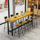 Modern Style 1/9 Pieces Bar Table Set Rectangle Pine Wood Counter Table for Cafe Clearhalo 'Bar Furniture' 'furn' 'furn_home_bar_bar_sets' 'Furniture' 'Home Bars & Bar Sets' 'home_bar_bar_sets' 'Kitchen & Dining Furniture' 1200x1200_17a77de4-7c97-431a-979f-2a0097857dbe
