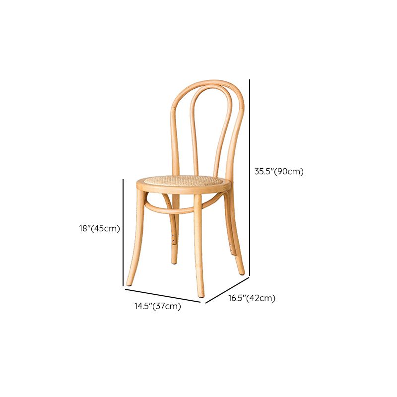 Set da pranzo in legno in solido moderno 1/2/5/7 pezzi Finitura naturale Dinette con sedie in legno