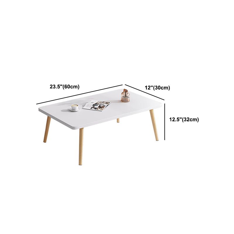4 Legs Base Design Square/rectangular Wood-based Board Table Coffee Table Clearhalo 'Coffee & Accent Tables' 'Coffee Tables' 'coffee_tables' 'furn' 'furn_coffee_tables' 'Furniture' 'Living Room Furniture' 1200x1200_17aafcc6-b94e-467e-8ed2-ff3057a8c2e6
