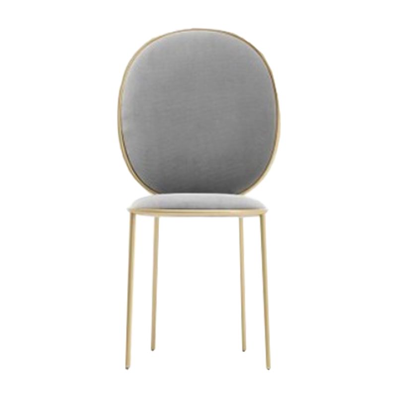 Glam Style Dining Chair Upholstered King Louis Back Dining Chair for Home Clearhalo 'Dining Chairs' 'Dining Tables & Seating' 'dining_chair' 'furn' 'furn_dining_chair' 'Furniture' 'furniture_dining_chair' 'Kitchen & Dining Furniture' 1200x1200_17adf0c3-49b9-4559-b32b-1584d6171a7c