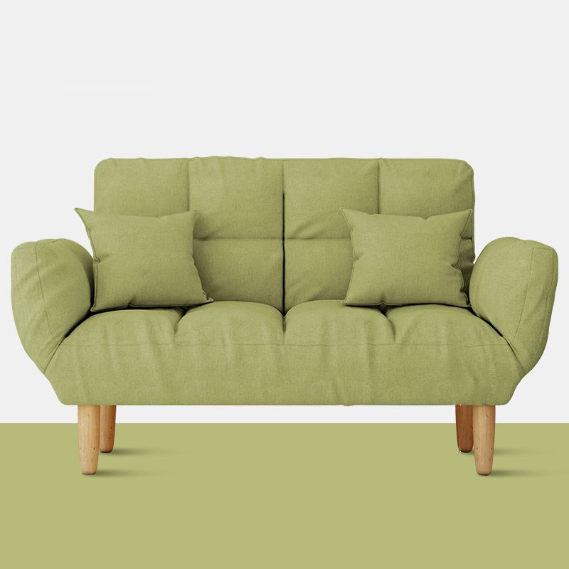 Divano a braccio quadrato convertibile da biscotto del soggiorno contemporaneo