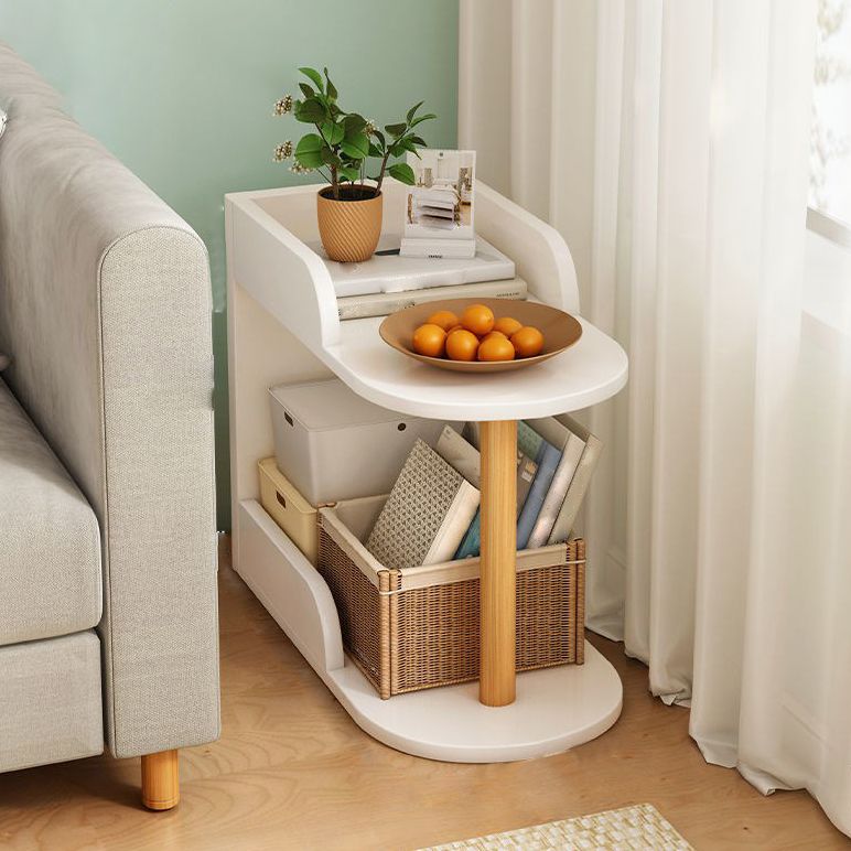 Modern Closed Back Book Shelf Wooden Bookcase for Living Room