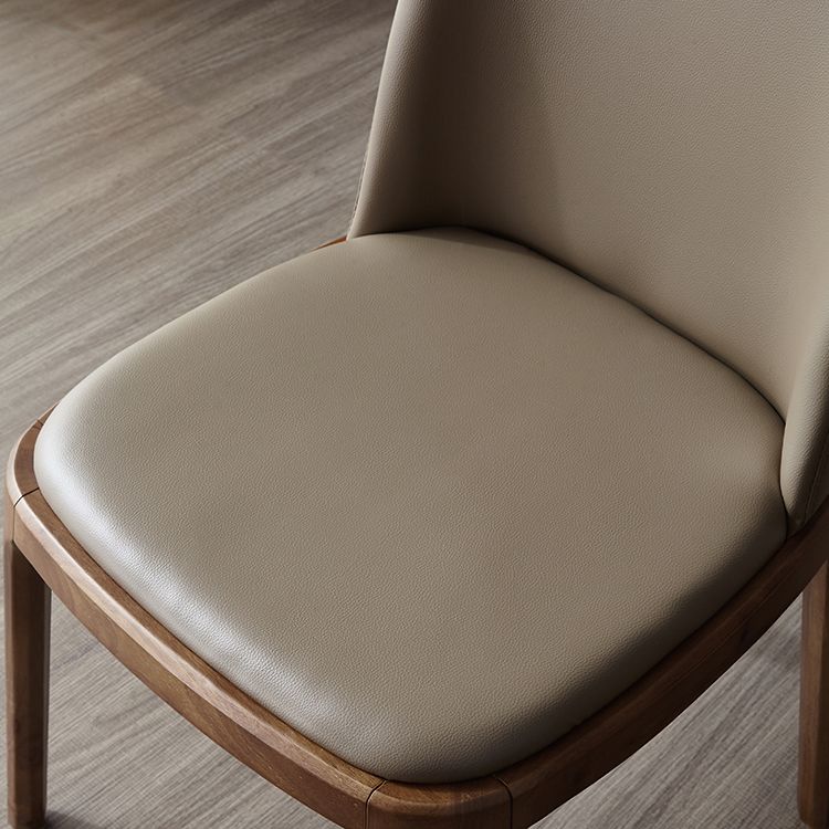 Contemporary Style Upholstered Chair of 16" Wide Parsons Chair for Home Clearhalo ' kitchen&dining_furn' 'Dining Chairs' 'Dining Tables & Seating' 'dining_chair' 'furn' 'furn_dining_chair' 'Furniture' 'furniture_dining_chair' 'Kitchen & Dining Furniture' 'kitchen' 1200x1200_17b919b6-adc9-4106-8cbb-ada6fd1380a4