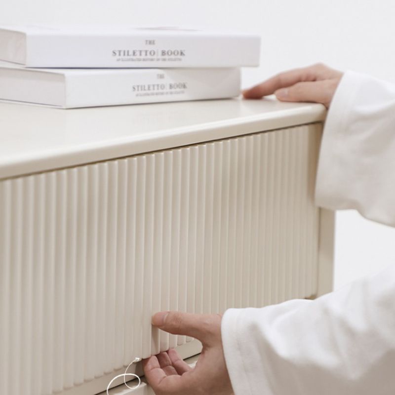 Tocador de madera de doble tocador horizontal contemporáneo para el hogar