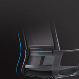 Black Mesh Office Chair Home Rotatable Desk Chair with Wheels Clearhalo 'furn' 'furn_office_chair' 'Furniture' 'Office Chairs' 'Office Furniture' 'office_chair' 1200x1200_17bb2f32-5eef-412f-8d24-3ac5799749d2