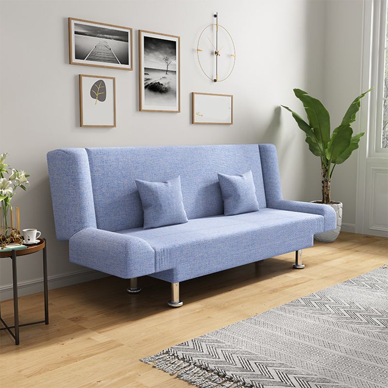 75"Modern Linen Recessed Arm Foldable Convertible Sleeper Sofa Clearhalo 'furn' 'furn_sofas' 'Furniture' 'furniture_sofas' 'kitchen' 'kitchen_sofas' 'Living Room Furniture' 'Sofa' 'sofas' 1200x1200_17bbf166-fa70-42ec-9d51-7e410e31cd6f