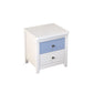 Nightand de rangement moderne de 2 titres de 2 pouces Himitation Les jambes en bois incluent la table de nuit