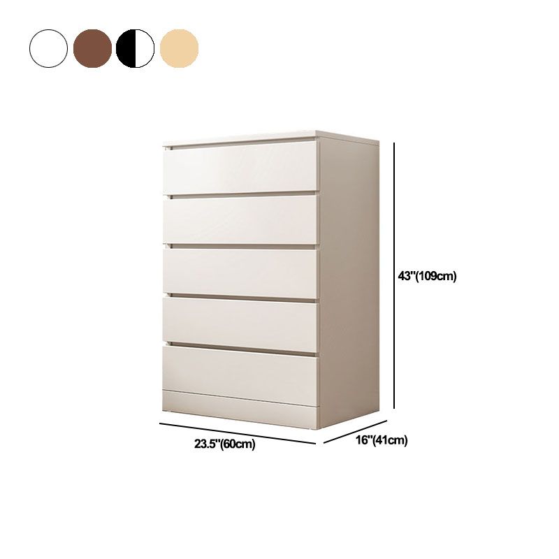 23.5" X 16" Modern Wooden Lingerie Chest Bedside Vertical Storage Chest