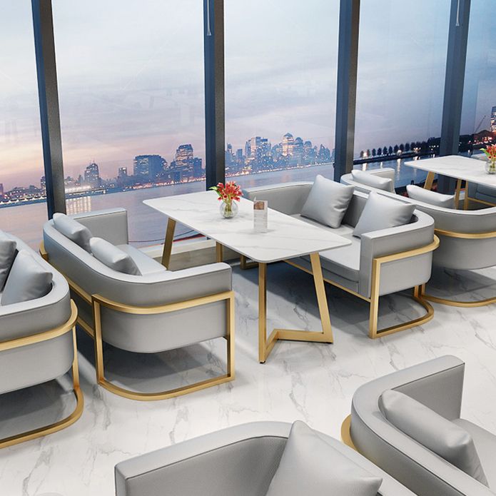 Traditional Luxury Style Dining Table White Sintered Stone Table for Dining Room Clearhalo ' dining_table' 'Dining Tables & Seating' 'Dining Tables' 'furn' 'furn_dining_table' 'Furniture' 'furniture_dining_table' 'Kitchen & Dining Furniture' 'kitchen&dining_furn' 'kitchen' 'kitchen_dining_table' 1200x1200_17c07129-7b6e-4d96-818b-5dcc712fdade