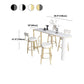 Nordic Style Stone Top Bar Table 42-inch Height Metal Pedestal Bistro Table Clearhalo 'Bar Furniture' 'Bar Tables' 'bar_tables' 'furn' 'furn_bar_tables' 'Furniture' 'Kitchen & Dining Furniture' 1200x1200_17c08353-dc9b-41ce-abe5-2868f1a6d5be