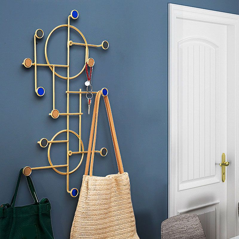 Moderner Stil Minimalistischer Kleiderbügel Heimwand Hängende Metallbedeckung Rack