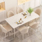 Rectangle Dining Table Contemporary 4 Legs Dining Site Table Clearhalo 'Dining Tables & Seating' 'Dining Tables' 'dining_table' 'furn' 'furn_dining_table' 'Furniture' 'Kitchen & Dining Furniture' 1200x1200_17c43abc-ca99-4291-bceb-e0639f0398aa