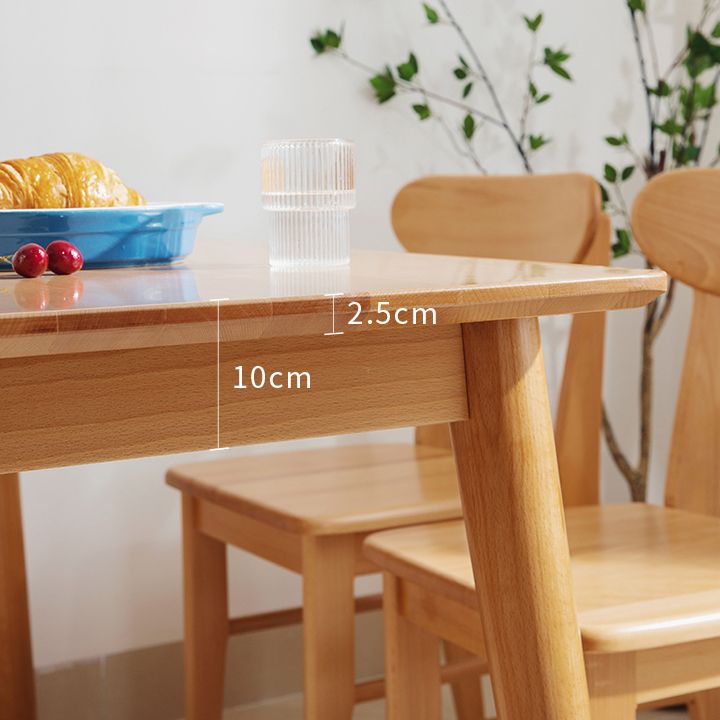 Rectangle Solid Wood Dining Table Modern Beech Wood Table in Nature with 4 Legs Clearhalo ' dining_table' 'Dining Tables & Seating' 'Dining Tables' 'furn' 'furn_dining_table' 'Furniture' 'furniture_dining_table' 'Kitchen & Dining Furniture' 'kitchen&dining_furn' 'kitchen' 'kitchen_dining_table' 1200x1200_17c4c417-c955-4be1-a176-3d5d87b4e591