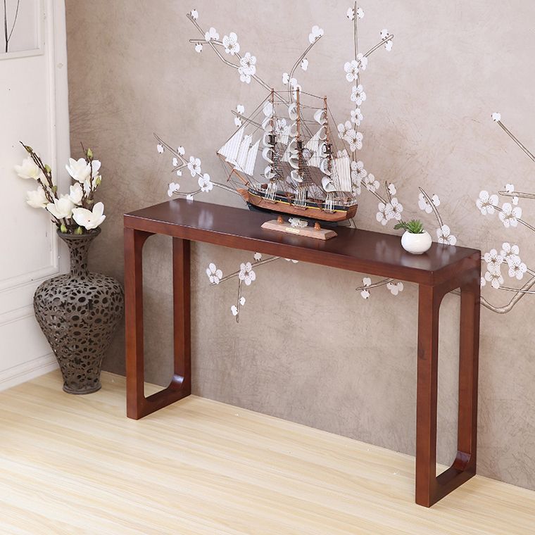 Moderne moderne rechthoekige console-accenttabel Antieke afwerking Console Sofa-tabel