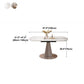 Modern Style Metal Dining Table Sintered Stone Top Table for Dining Room Clearhalo 'Dining Tables & Seating' 'Dining Tables' 'dining_table' 'furn' 'furn_dining_table' 'Furniture' 'furniture_dining_table' 'Kitchen & Dining Furniture' 1200x1200_17cb7a5c-c6c6-4194-b33d-1cd8f47d865e