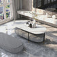 Round Marble Top Coffee Table Glam 4 Legs Coffee Cocktail Table Clearhalo 'Coffee & Accent Tables' 'Coffee Tables' 'coffee_tables' 'furn' 'furn_coffee_tables' 'Furniture' 'Living Room Furniture' 1200x1200_17cb92aa-f929-4078-b13c-f8633fa8d1a3