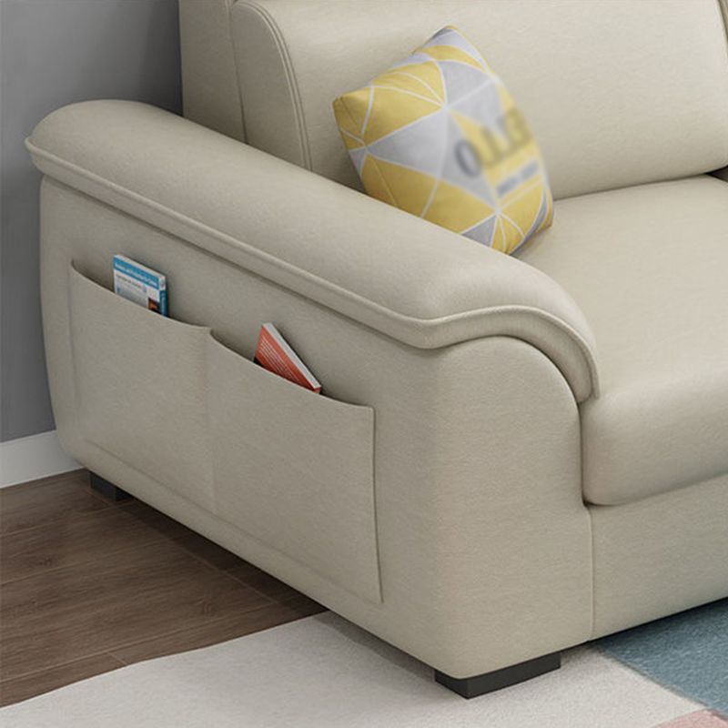 108.26" L x 62.99" W x 31.49" H Sofa Upholstered Arm Sectional with Pillowed Back Cushions Clearhalo 'furn' 'furn_sectionals' 'Furniture' 'furniture_sectionals' 'kitchen' 'kitchen_sectionals' 'Living Room Furniture' 'Sectionals' 1200x1200_17cd84a2-495d-4d1a-acc3-0d72e046afa1