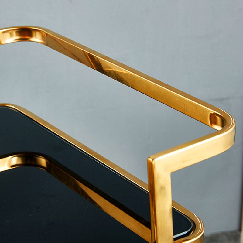 Home Dining Rectangular Prep Table Modern 3-Tier Kitchen Trolley Clearhalo 'furn' 'furn_kitchen_islands_carts' 'Furniture' 'Kitchen & Dining Furniture' 'Kitchen Islands & Carts' 'kitchen_islands_carts' 1200x1200_17ce42ec-0b8a-405e-a421-1fea7eef9758