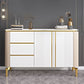 Sideboard moderna Sinterita Sinterita 3 cassetti Sideboard da pranzo con porte per soggiorno