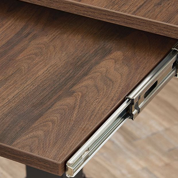 Eigentijdse voetstuk Office Desk Verstelbaar schrijfbureau met caster wielen