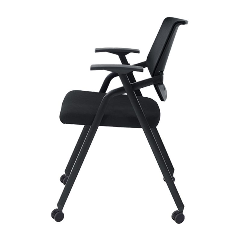 Contemporary Microfiber Arm Chair Conference Mid-Back Office Chair Clearhalo 'furn' 'furn_office_chair' 'Furniture' 'Office Chairs' 'Office Furniture' 'office_chair' 1200x1200_17d2e596-0685-4ad2-bd6c-f64c2a947904