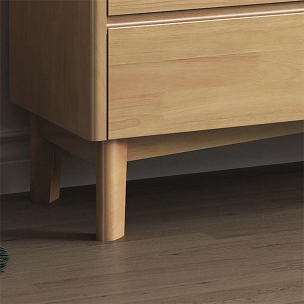 Table buffet en bois massif de style moderne.