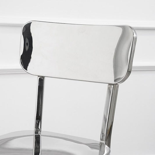 Modern Metal Dining Side Chair Open Back Dining Armless Chair for Restaurant Clearhalo ' kitchen&dining_furn' 'Dining Chairs' 'Dining Tables & Seating' 'dining_chair' 'furn' 'furn_dining_chair' 'Furniture' 'furniture_dining_chair' 'Kitchen & Dining Furniture' 'kitchen' 1200x1200_17d382d7-6312-4106-a59c-248317b1de7d
