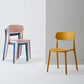 Scandinavian Plastic Restaurant Side Chair Candy Colors Open Back Dining Chair Clearhalo ' kitchen&dining_furn' 'Dining Chairs' 'Dining Tables & Seating' 'dining_chair' 'furn' 'furn_dining_chair' 'Furniture' 'furniture_dining_chair' 'Kitchen & Dining Furniture' 'kitchen' 1200x1200_17d3ec3e-a7d9-4781-8988-b899062dea7b