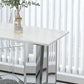 Modem & Contemporary Stone Rectangle Pub Bar Table for Living Room Clearhalo 'Bar Furniture' 'Bar Tables' 'bar_tables' 'furn' 'furn_bar_tables' 'Furniture' 'Kitchen & Dining Furniture' 1200x1200_17d787c9-c777-4a9a-82ff-7a68aa247d12