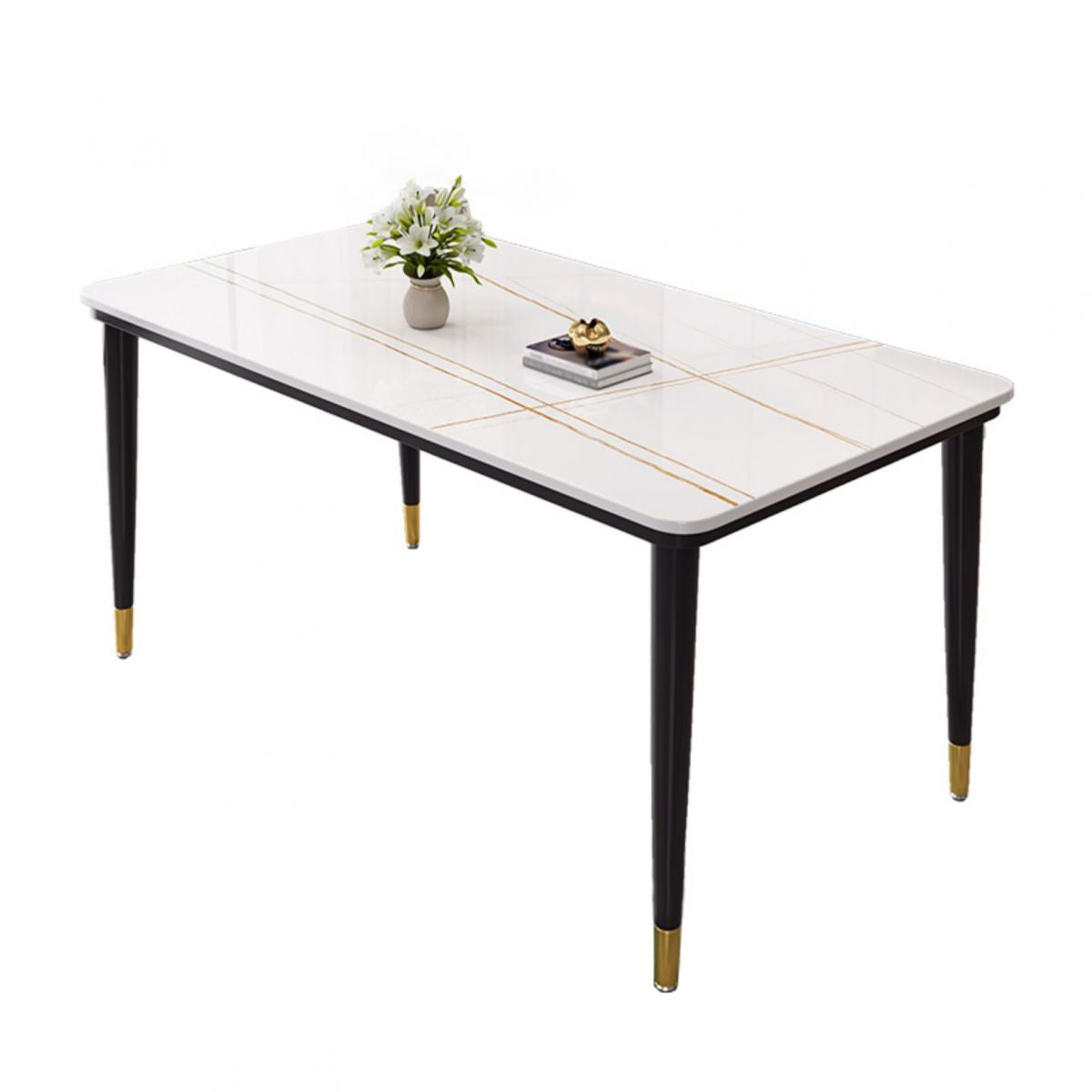 Industrial Rectangle Shape Table Sintered Stone Top Dining Table for Kitchen Clearhalo ' dining_table' 'Dining Tables & Seating' 'Dining Tables' 'furn' 'furn_dining_table' 'Furniture' 'furniture_dining_table' 'Kitchen & Dining Furniture' 'kitchen&dining_furn' 'kitchen' 'kitchen_dining_table' 1200x1200_17da075e-a8af-4c05-ba11-4b3cb47da003