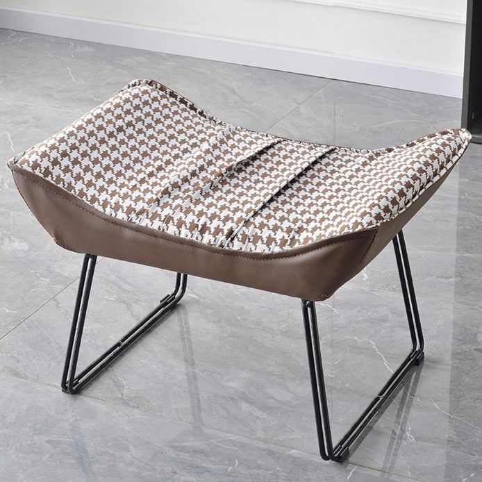 Plante à bascule de style contemporain chaise à bascule intérieure avec ottoman