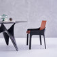 Modern Metal Dining Chair Leather Arm Dining Room Chair for Home Use Clearhalo ' kitchen&dining_furn' 'Dining Chairs' 'Dining Tables & Seating' 'dining_chair' 'furn' 'furn_dining_chair' 'Furniture' 'furniture_dining_chair' 'Kitchen & Dining Furniture' 'kitchen' 1200x1200_17dbf663-f9e7-47ec-99e3-10a527de09f5