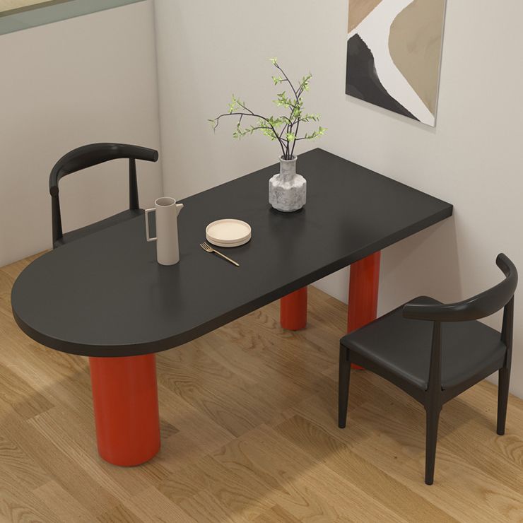 Free Form Solid Wood Table for Restaurant Modern Wood Table with 3 Legs Clearhalo ' dining_table' 'Dining Tables & Seating' 'Dining Tables' 'furn' 'furn_dining_table' 'Furniture' 'furniture_dining_table' 'Kitchen & Dining Furniture' 'kitchen&dining_furn' 'kitchen' 'kitchen_dining_table' 1200x1200_17dbfbc5-d76f-407b-9eb3-d82af946b83c