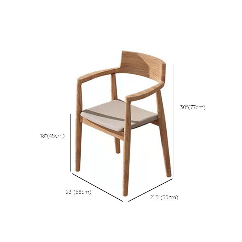 Natural Finish Massivholz Essset 1/7 Stücke Modernes Esseet Set mit Holzstühlen