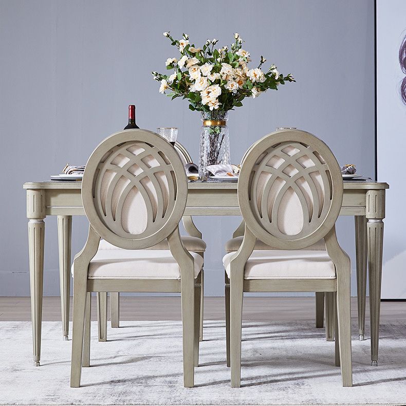 Modern Farmhouse Dining Table Set with 4 Legs Base Dining Room Furniture for Home Use Clearhalo 'Dining Room Sets' 'Dining Tables & Seating' 'dining_room_set' 'furn' 'furn_dining_room_set' 'Furniture' 'furniture_dining_room_set' 'Kitchen & Dining Furniture' 'kitchen&dining_furn' 'kitchen' 1200x1200_17dd67a3-e60f-4155-acc1-6a27849a6c4c