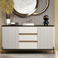 Sideboard da pranzo a 2 porte in stile glam con cassetti per soggiorno