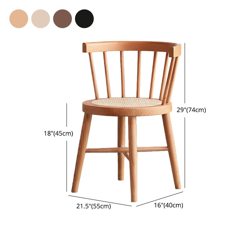 Dining Room Arm Chairs Modern Solid Wood Side Chair for Home Clearhalo 'Dining Chairs' 'Dining Tables & Seating' 'dining_chair' 'furn' 'furn_dining_chair' 'Furniture' 'Kitchen & Dining Furniture' 1200x1200_17df4999-f1f8-41e2-8e6c-49e311fa17e7