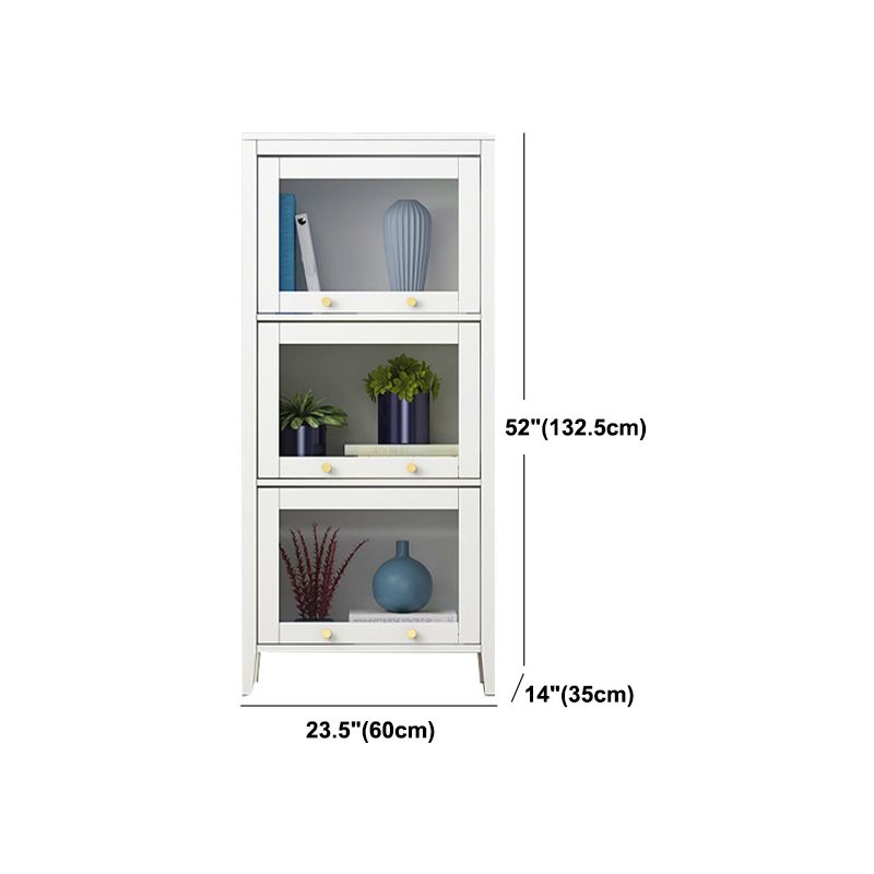 White Urban Standard Bookcase Manufactured Wood Bookcase with Glass Doors Clearhalo 'Bookcases' 'furn' 'furn_bookcases' 'Furniture' 'furniture_bookcases' 'kitchen' 'kitchen_bookcases' 'Living Room Furniture' 'Office Furniture' 1200x1200_17df86f3-f99b-44f7-99d3-057015c44240