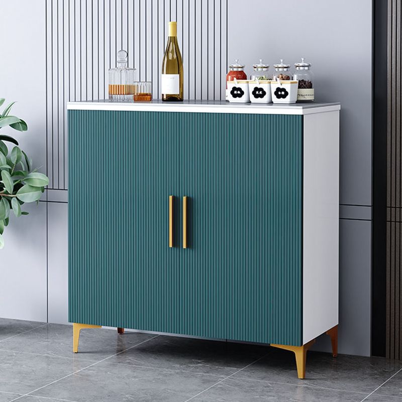 Glam Style Buffet Sideboard Sintered Stone Top Sideboard with Door Clearhalo 'buffet_sideboard' 'Buffets & Sideboards' 'furn' 'furn_buffet_sideboard' 'Furniture' 'Kitchen & Dining Furniture' 1200x1200_17dfacb5-2478-4c2a-8b45-e57095b3e658