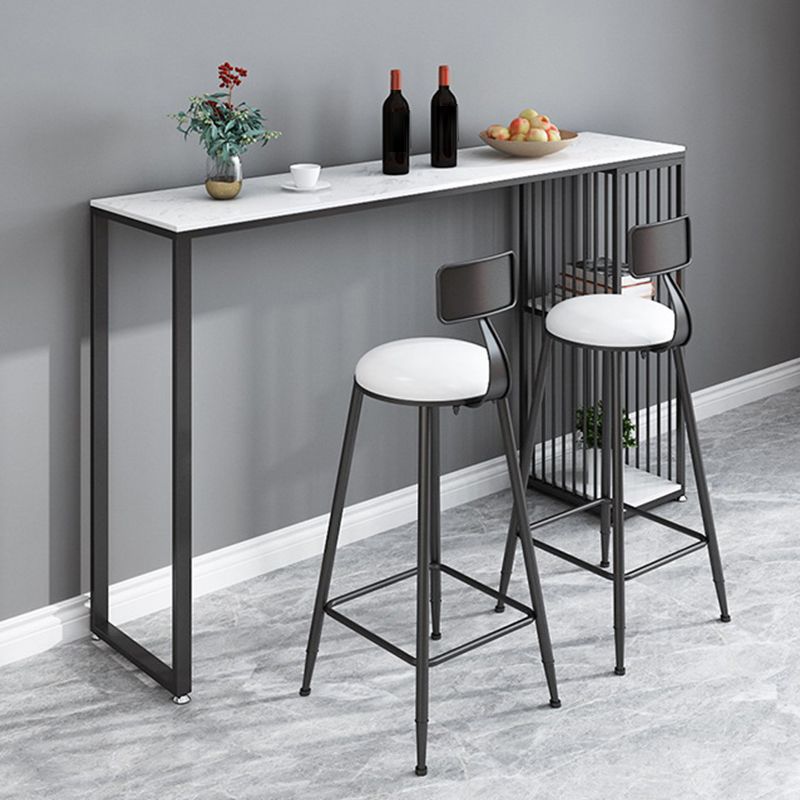 Industrial Bar Table Bar Height Rectangle Pub Table for Indoor Clearhalo 'Bar Furniture' 'Bar Tables' 'bar_tables' 'furn' 'furn_bar_tables' 'Furniture' 'Kitchen & Dining Furniture' 1200x1200_17e59a18-c4a0-4ce5-8066-d482509ccdab
