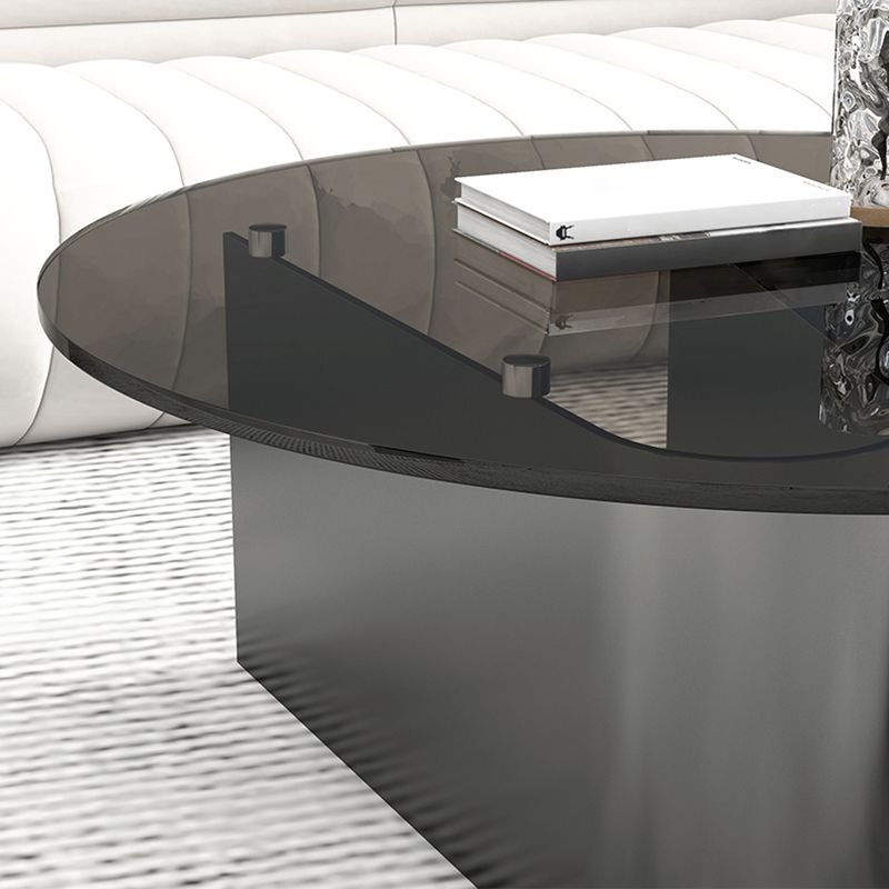 Tavoli da cocktail in vetro rotondo in vetro