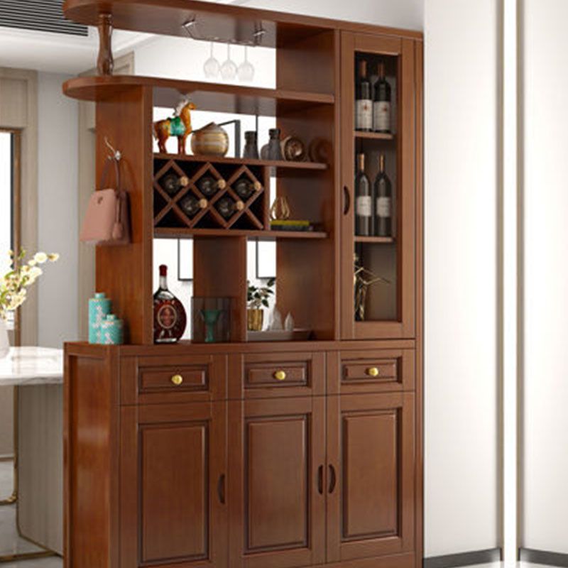 3-drawer Solid Wood Cabinet 15.74" Wide Accent Cabinet Doors Clearhalo 'Cabinets & Chests' 'cabinets_chests' 'furn' 'furn_cabinets_chests' 'Furniture' 'Living Room Furniture' 1200x1200_17e5df4d-ae34-481a-a715-022653bea3b4