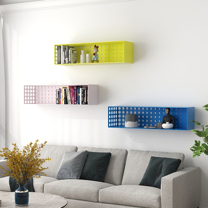 39.3"L Modern Style Bookcase Wall Mounted Closed Back Bookshelf for Home Office